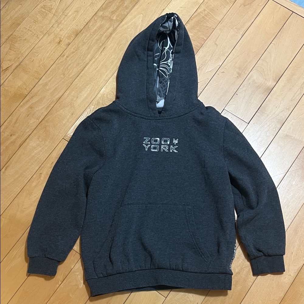 2/$30 Zoo York Charcoal Hoodie for Kids